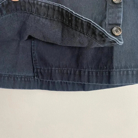 BDG Black Denim Wrap Skirt - Picture 4 of 8